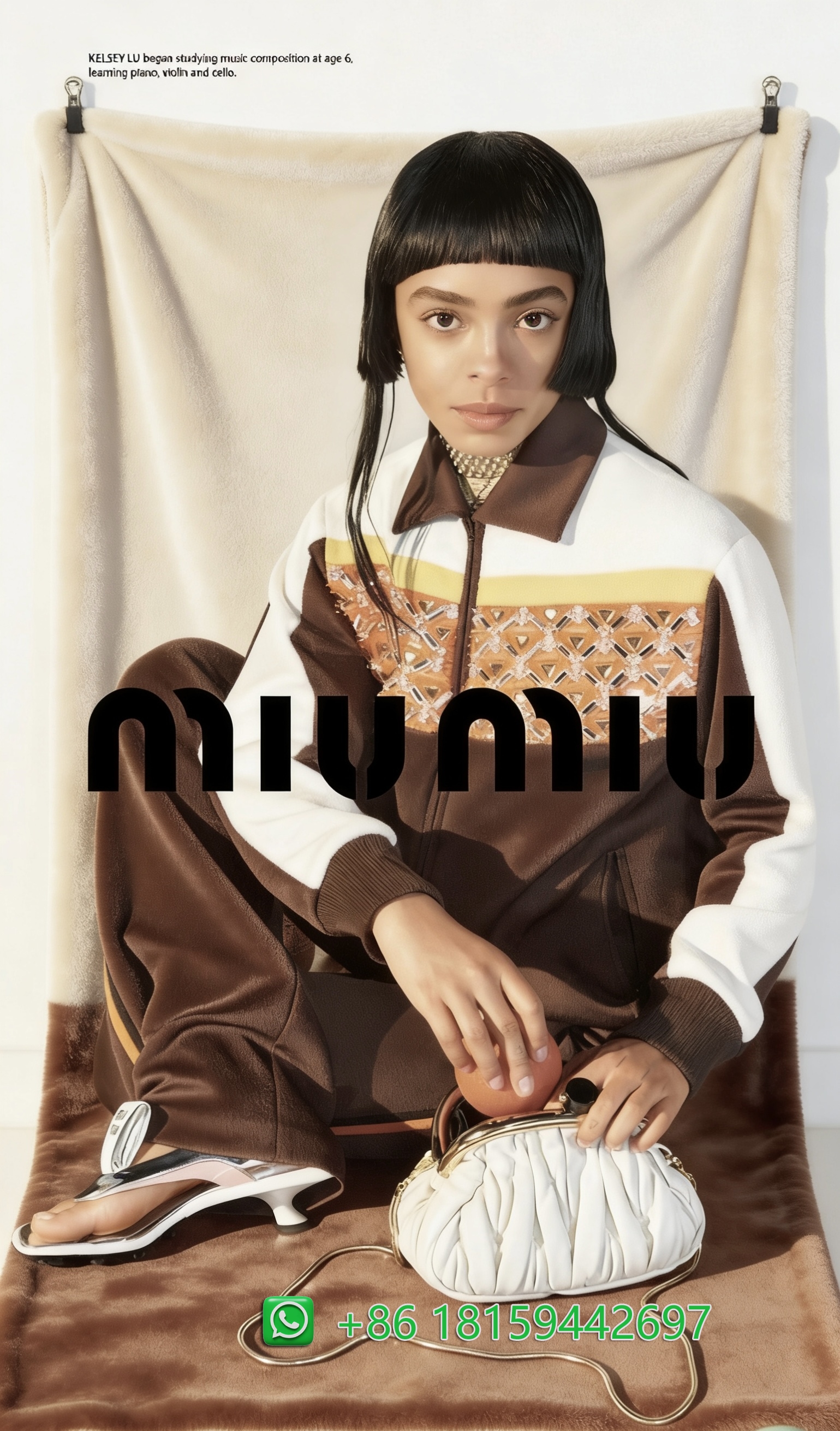 Miumiu Throw Blankets